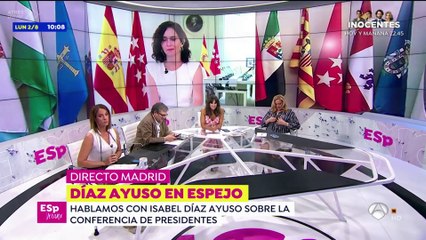 Entrevista a Isabel Díaz Ayuso en Antena 3 02.08.2021