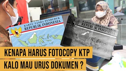 Ternyata E-KTP Gak Boleh di Fotocopy, Begini Penjelasannya!! - DUARR