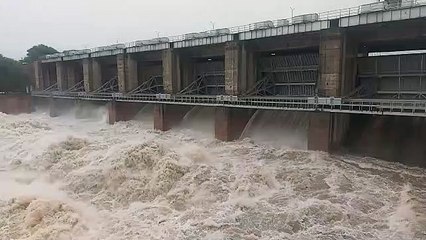 करौली-सपोटरा में भारी बारिश,  पांचना के खोले 6 गेट