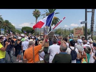 La Ciotat : manifestation contre le pass sanitaire