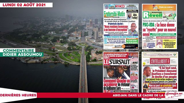 Le titrologue du Lundi 02 Août 2021/ Comment Gbagbo va accélérer le retour de Guillaume Soro