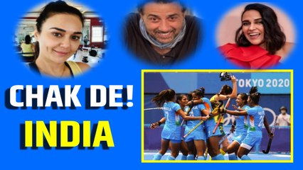 Download Video: B-town celebs hail Indian women's hockey team for reaching semifinals at Tokyo Olympics