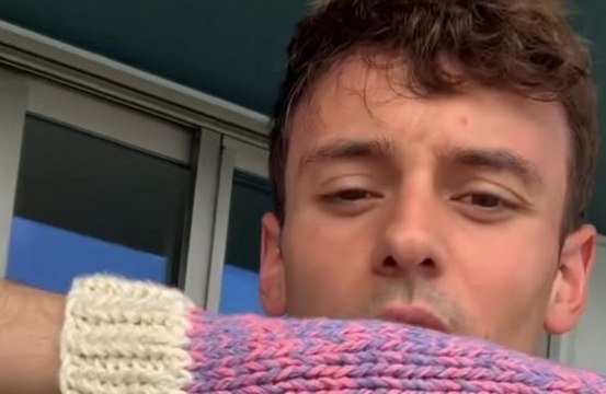 Tom Daley reveals what he was REALLY knitting in viral Olympics snap!