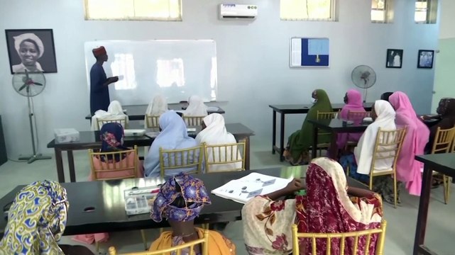 Teenage girls in northern Nigeria open their minds with robotics
