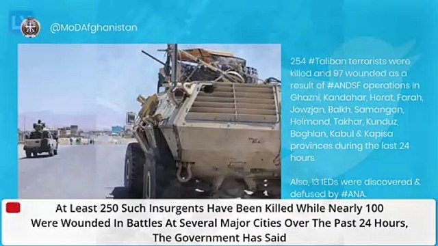Taliban Areas Destroyed By Afghan Forces, Watch Airstrikes