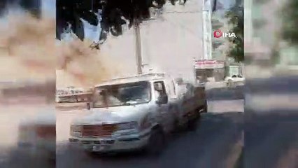 Şanlıurfa’da patlayan elektrik trafosu alev topuna döndü