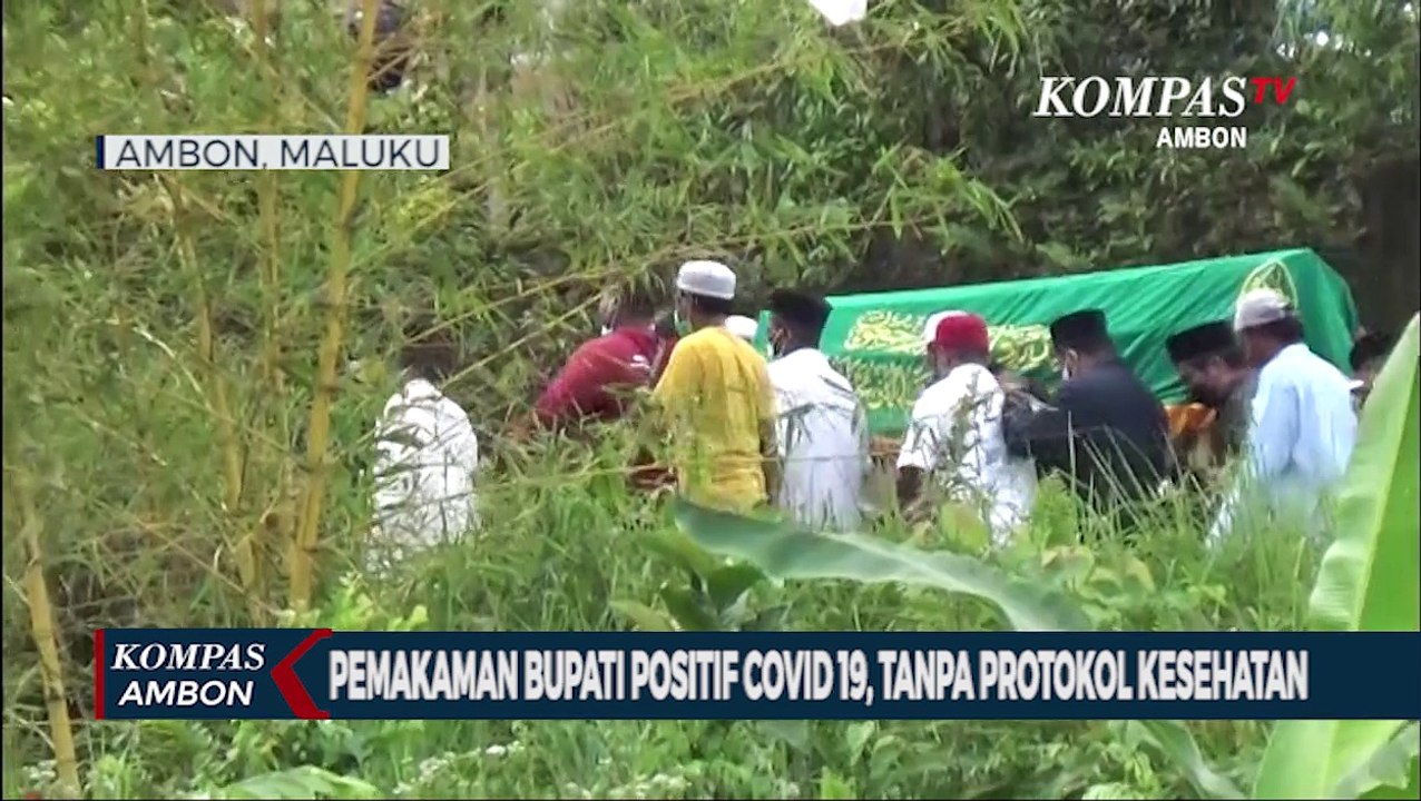 Pemakaman Bupati Positif Covid 19, Tanpa Protok...