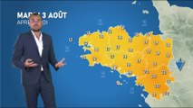 Bulletin météo pour le mardi 3 août 2021