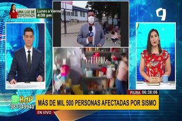 Piura: confirman que mujer embarazada herida en sismo perdió a su bebé
