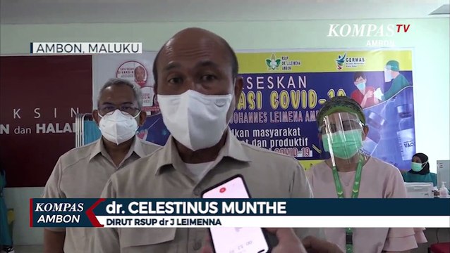 Nakes RSUP Dr J Leimenna Terima Dosis Ketiga Vaksin Moderna