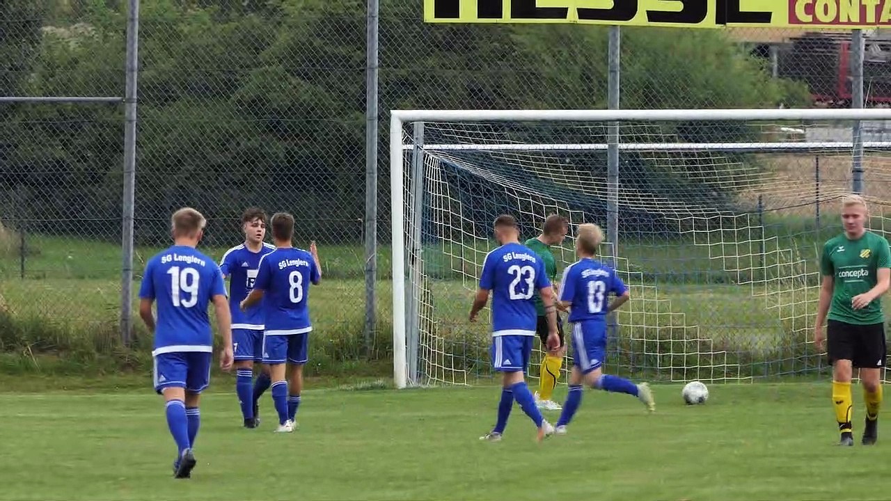 Das 2:0 durch Joschua Fritsch (Lenglern) gegen den RSV Göttingen 05