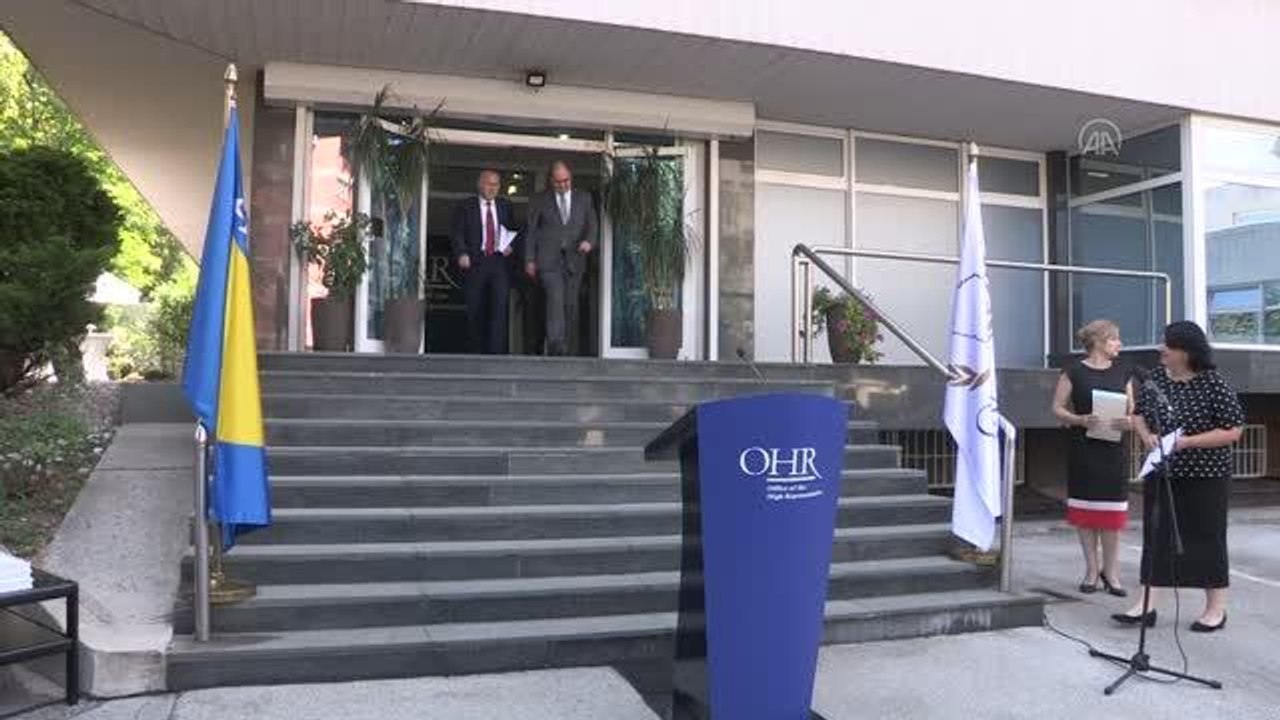 SARAYBOSNA - Bosna Hersek Yüksek Temsilcisi Christian Schmidt: "Bosna Hersek'in geleceği için tüm gücümle çalışacağım"
