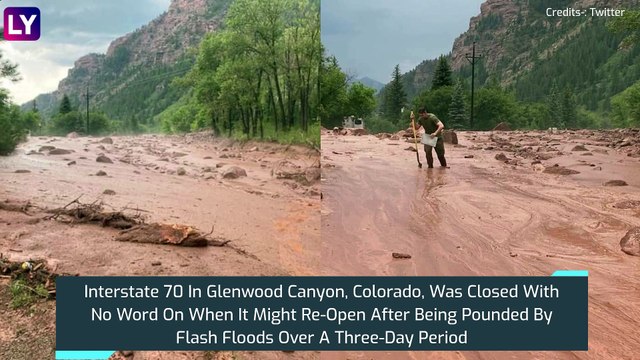 Colorado Sees Mudslides, Flash-flood Warnings In Place, Major Interstate Highway I-70 Shut As Extreme Weather Patterns Intensify