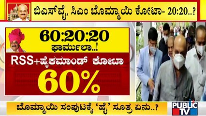 ಬೊಮ್ಮಾಯಿ ಸಂಪುಟಕ್ಕೆ ಹೈಕಮಾಂಡ್ ಸೂತ್ರ ಏನು..? | Karnataka Cabinet Formula | BJP High Command