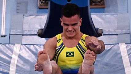 Caio souza fora do pódio na ginástica