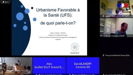 Webinaire "ÉcoQuartier" du 14 juin 2021 – Intervention de Clément Deloly