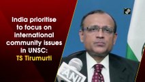 India prioritise to focus on international community issues in UNSC: TS Tirumurti