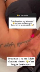 Fidji Ruiz, convertie à l'Islam, se débarrasse de ses tatouages.