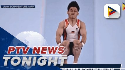 Yulo narrowly misses podium finish