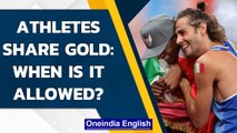 Olympic athletes share gold medal: When and how is it possible? | Oneindia News