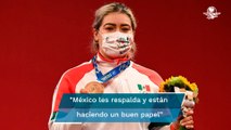 AMLO felicita a Aremi Fuentes por medalla de bronce en Juegos Olímpicos de Tokio