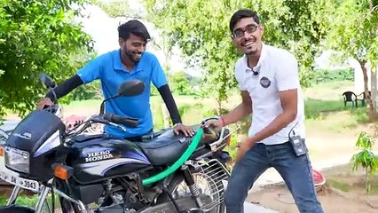 Running Bike On Deodorant Spray परफ्यूम स्प्रे से चलायी गाड़ी 100 Working Trick_360P
