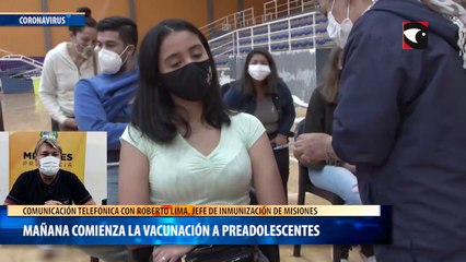 Mañana comienza la vacunación a Preadolescentes