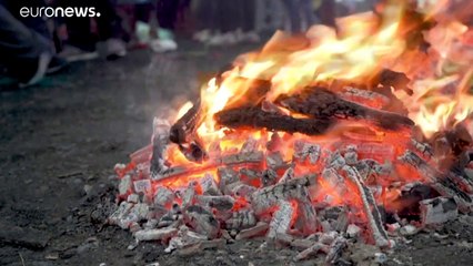 Nieve en el Altiplano boliviano en el inicio del mes de la Pachamama
