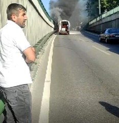 Son dakika haberi | Görev yaptığı ambulans alev alınca gözyaşlarına boğuldu