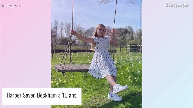 Victoria Beckham : sa fille Harper, 10 ans, lui pique déjà une de ses robes... hors de prix