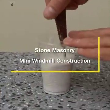 Incredible stone masonry mini windmill construction Turbine Farm Installation Amazing Giant easy