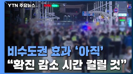 비수도권 거리두기 효과 '아직'..."확진자 감소 시간 걸릴 것" / YTN