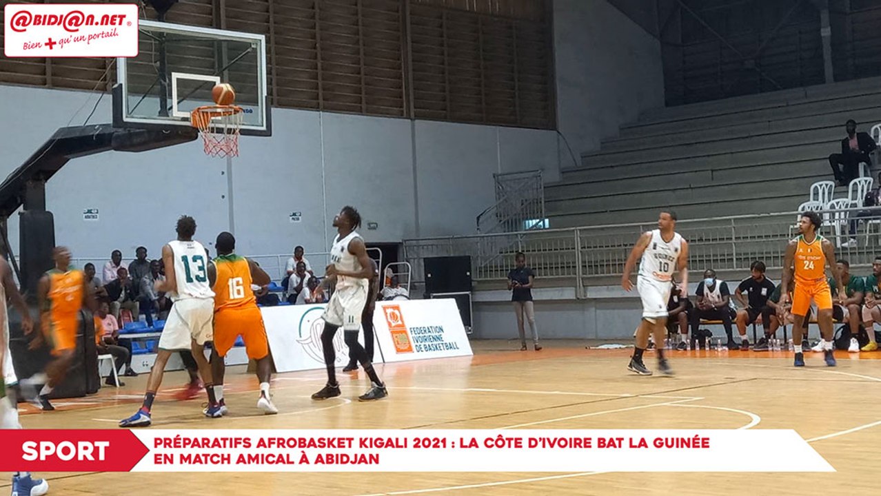 Préparatifs Afrobasket Kigali 2021 :  la Côte d’Ivoire bat la Guinée en match amical à Abidjan