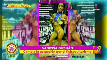 Vanessa Guzmán presume transformación gracias a fisicoculturismo