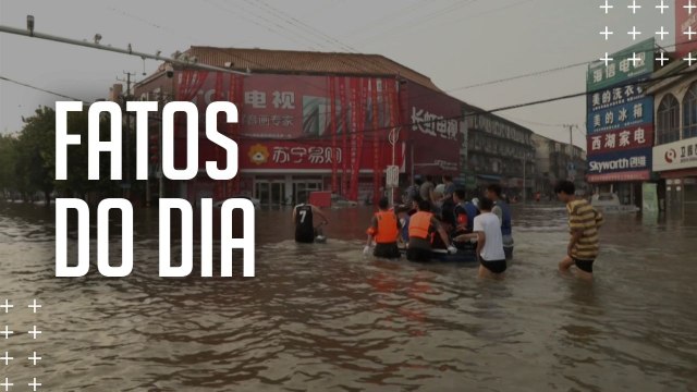 Número de mortos por inundações na China triplica e passa de 300