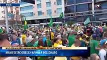 Manifestaciones en apoyo a Bolsonaro
