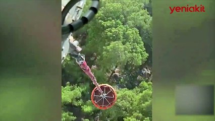 CHP'yi utandıracak görüntüler! Yangına havadan müdahale böyle yapılıyor!