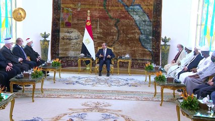 شاهد.. الرئيس السيسي يستقبل المشاركين المؤتمر العالمي للإفتاء ويتابع إنشاء سد جوليوس نيريري بتنزانيا