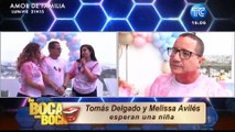 Así fue el gender reveal de Melissa ﻿Avilés y Tomás Delgado