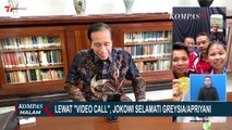Jokowi Video Call Selamati Greysia Polii dan Apriyani Rahayu yang Menang Medali Emas Olimpiade
