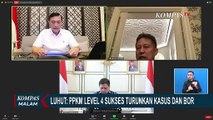 Menteri Luhut: PPKM Level 4 Sukses Turunkan Kasus Corona dan BOR