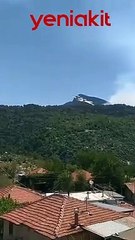 Cesur pilot canını hiçe saydı! İnsanları korumak için alevlerin içine daldı