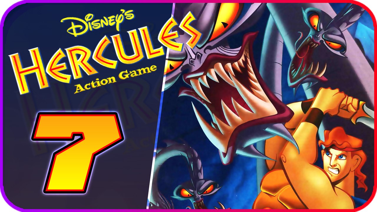 Disney's Hercules Walkthrough Part 7 (PS1) 100% - Titan Flight & Passageways of Eternal Torment