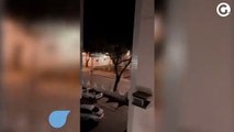 Morador registra barulho de tiroteio em Vitória