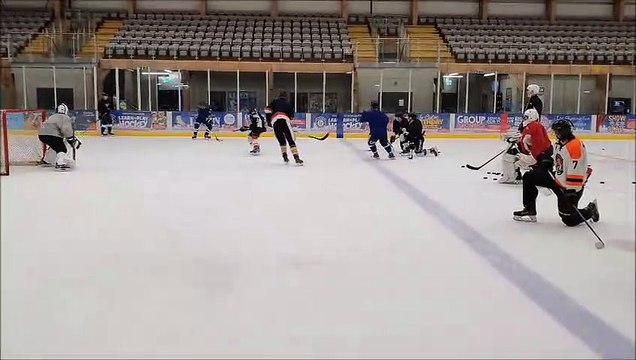 Leeds Knights - first practice session at Elland Road rink