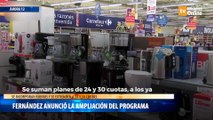 Fernández anunció la ampliación del programa