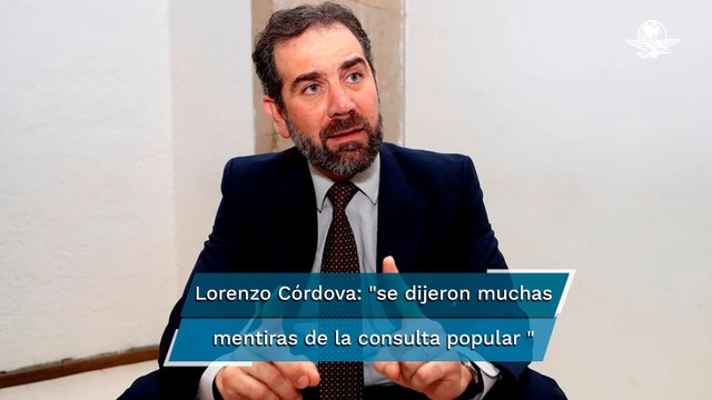 Pese a adversidades y descalificaciones, la consulta salió bien y el INE fortalecido: Córdova