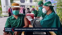 Ribuan Nakes Mulai Disuntik Vaksin Dosis Ketiga