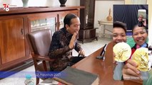 Ucapkan Selamat, Inilah Momen Presiden Jokowi Video Call Greysia Polii dan Apriyani Rahayu