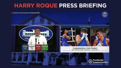 Harry Roque press briefing | Tuesday, August 3